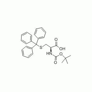 N-叔丁氧羰基-S-三苯甲基-L-半胱氨酸